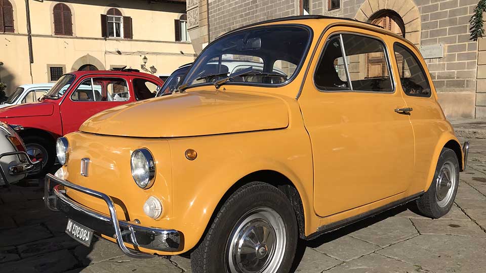 FIAT 500 VINTAGE TUSCANY DRIVING TOUR “LA DOLCE VITA”